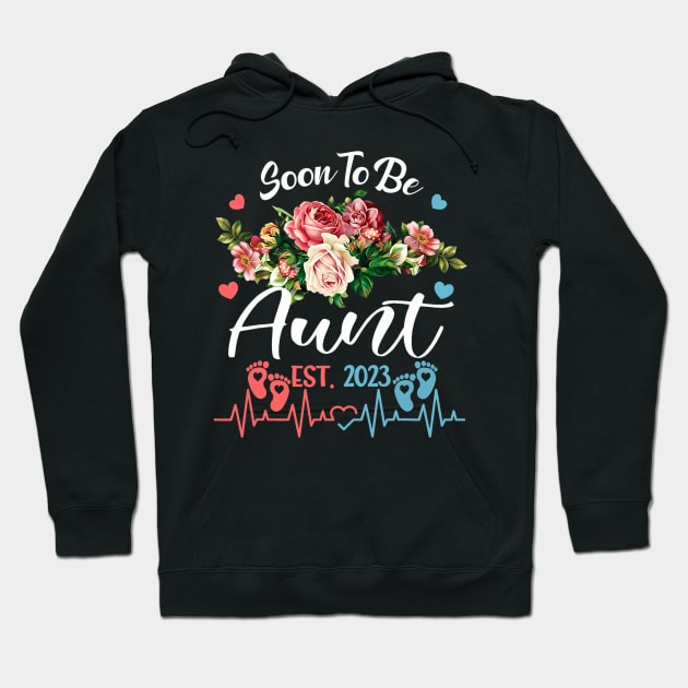 Soon To Be Mommy Est 2023 Floral Mom Pregnancy Announcement Hoodie by cloutmantahnee